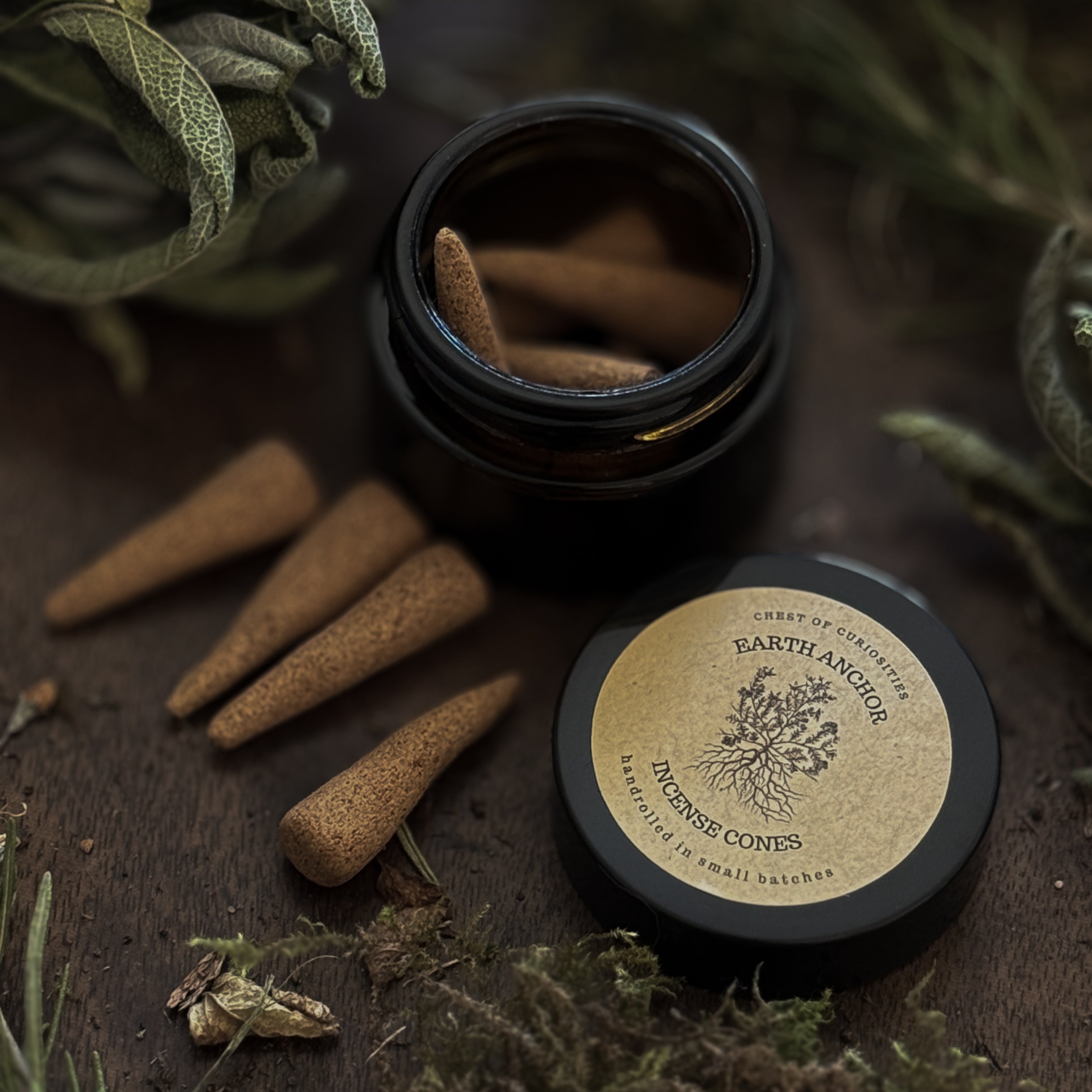Earth AnchorHandrolled Incense Cones