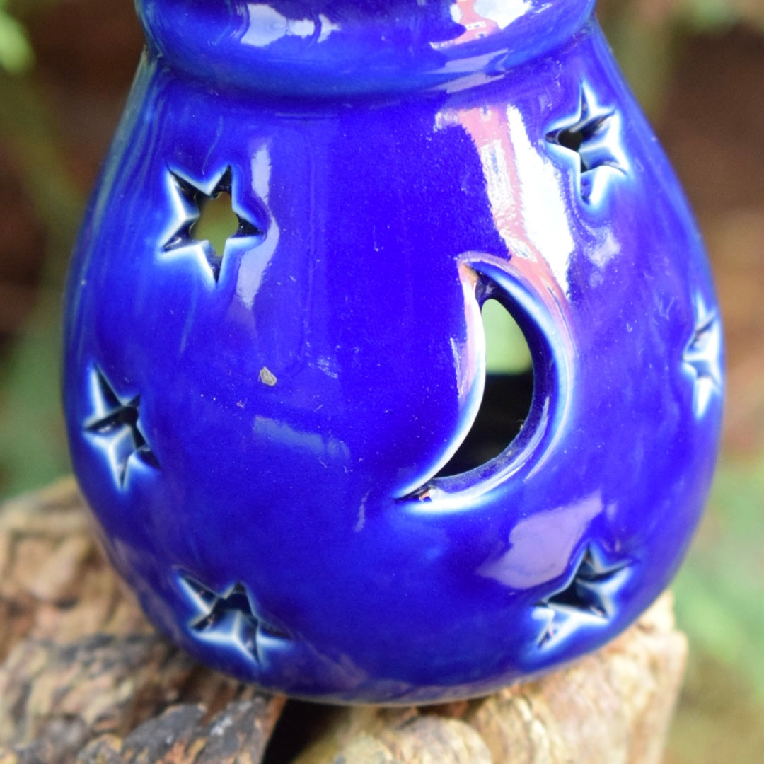 Vintage Star And Moon Oil Burner