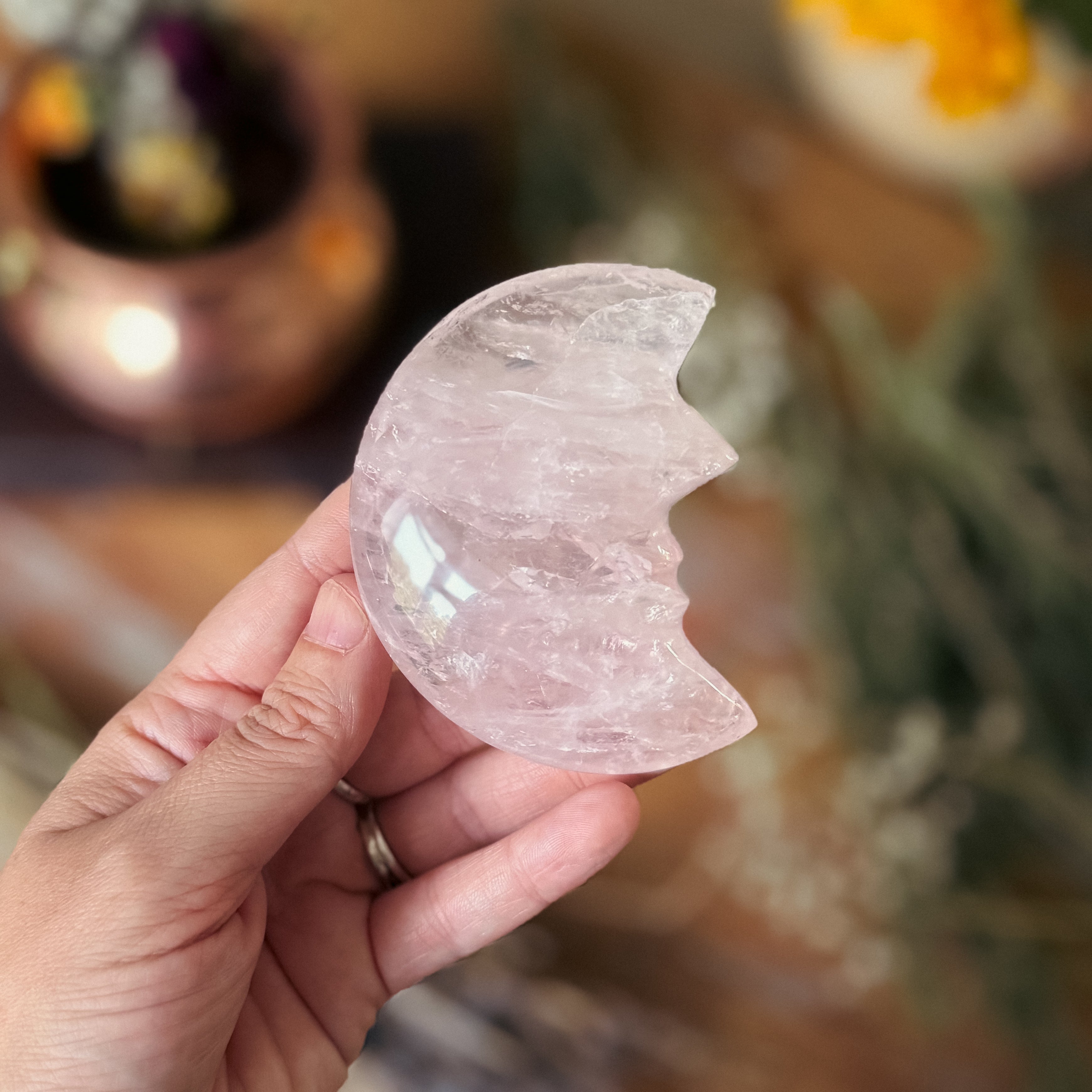 Rose Quartz Moon