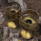 Vintage Heart Cut out Candle Stick Holders