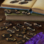 Carved Wooden Rune Set
