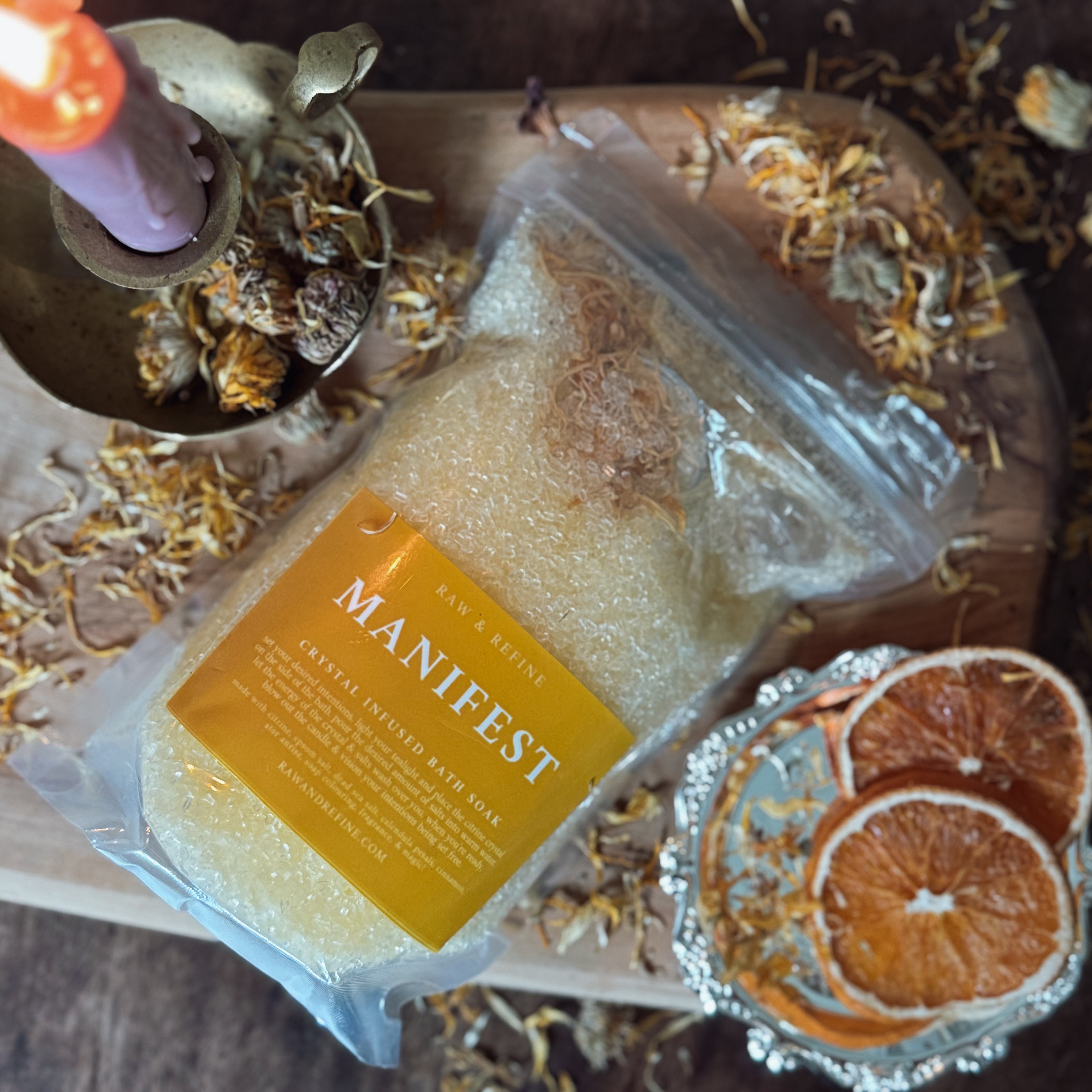 Manifest Crystal Infused Bath Ritual
