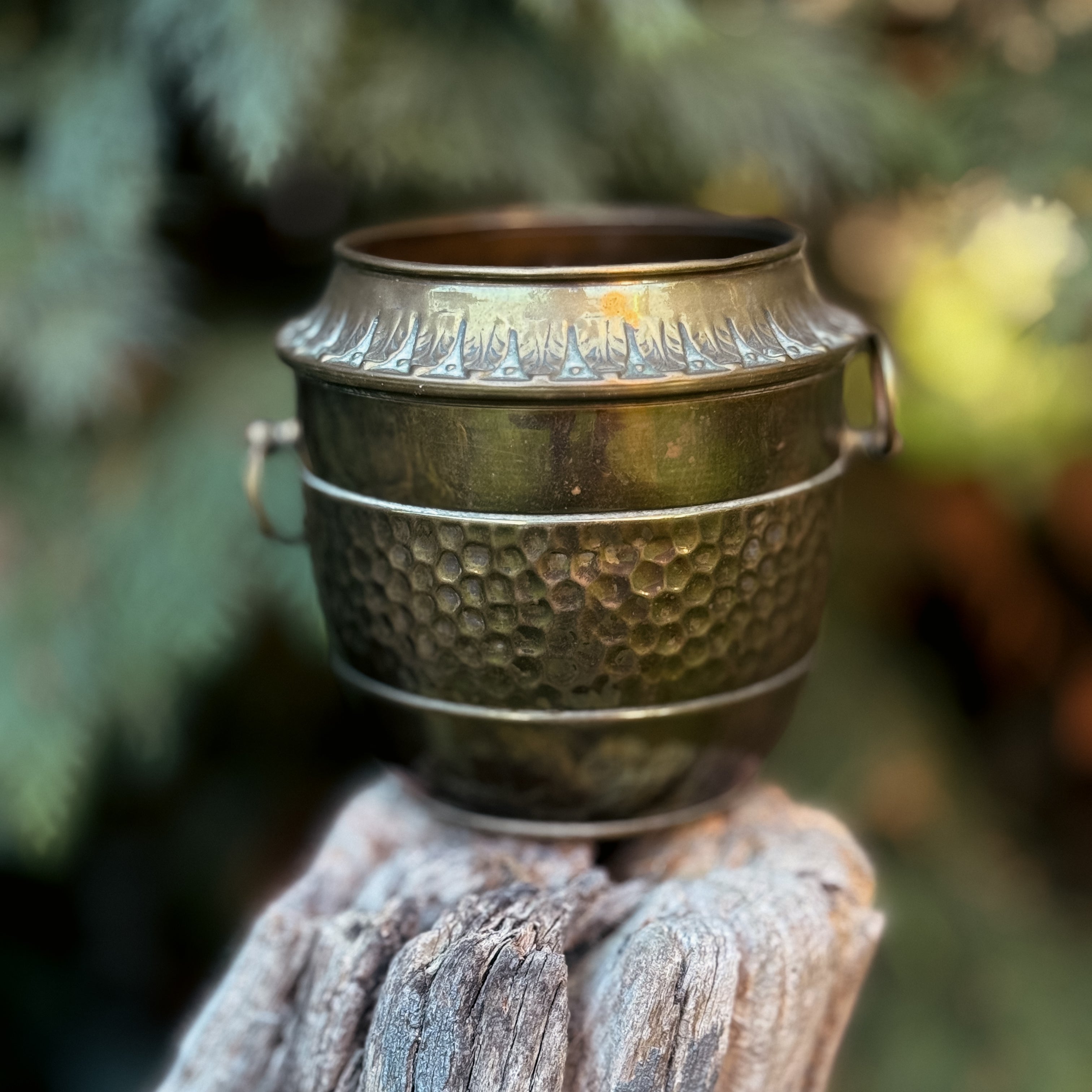 Vintage Brass Pot