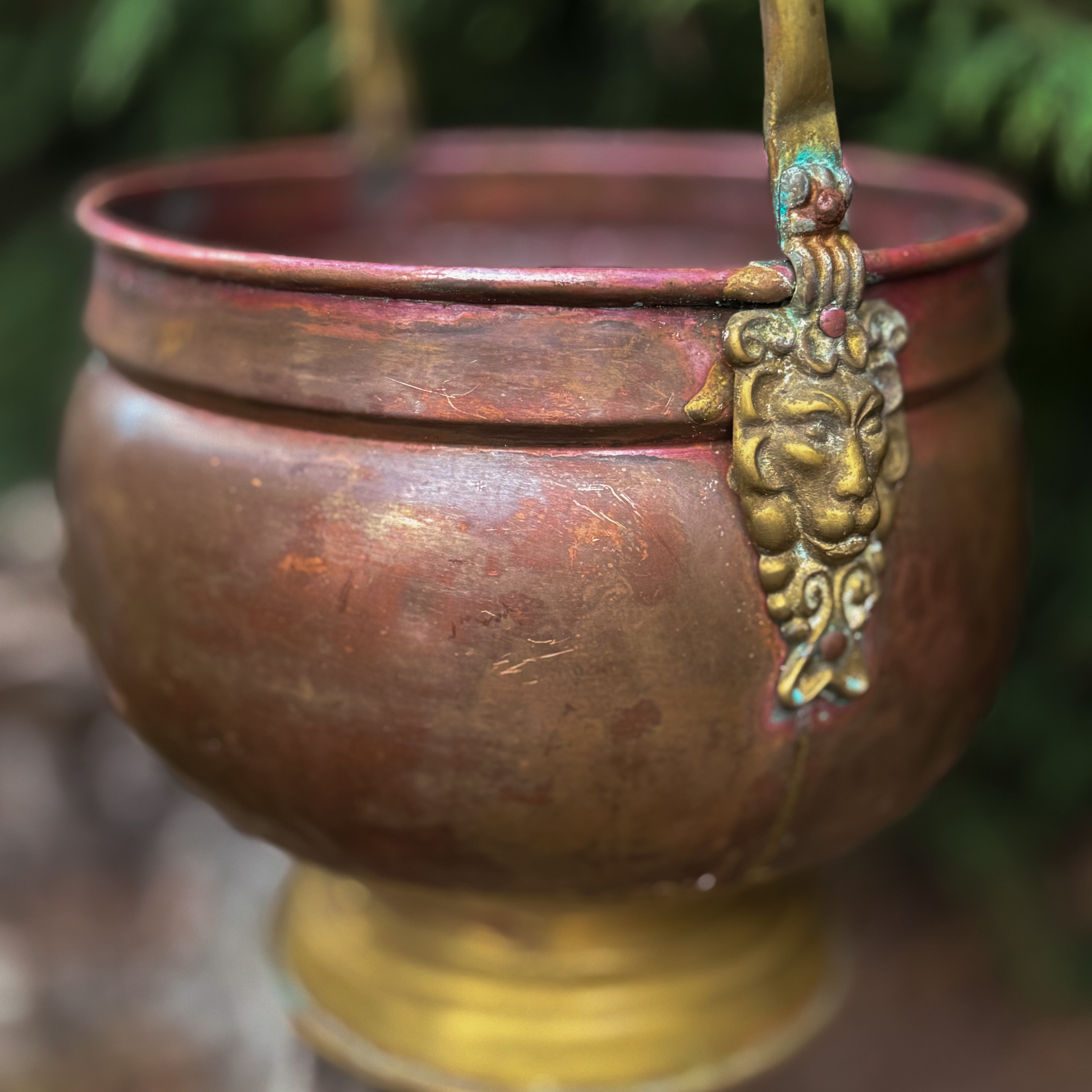 Large Copper Cauldron