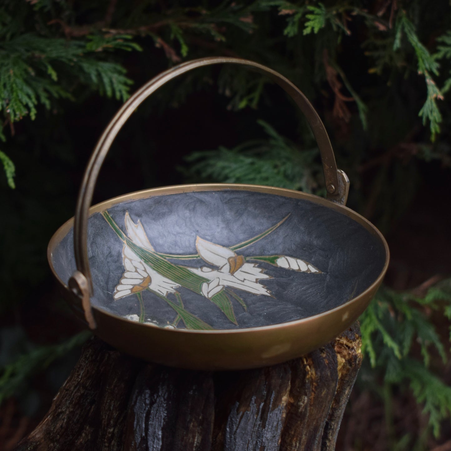 Vintage Brass trinket bowl