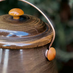 Vintage Wooden Cauldron