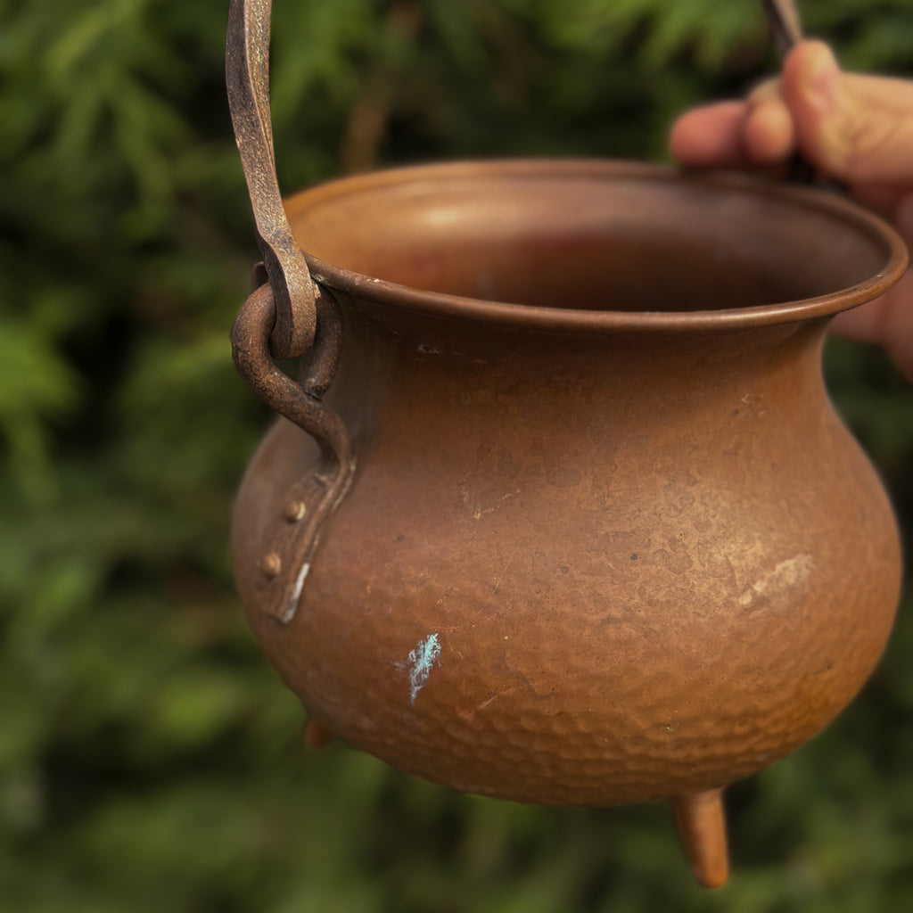Vintage Copper Cauldron