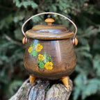 Vintage Wooden Cauldron