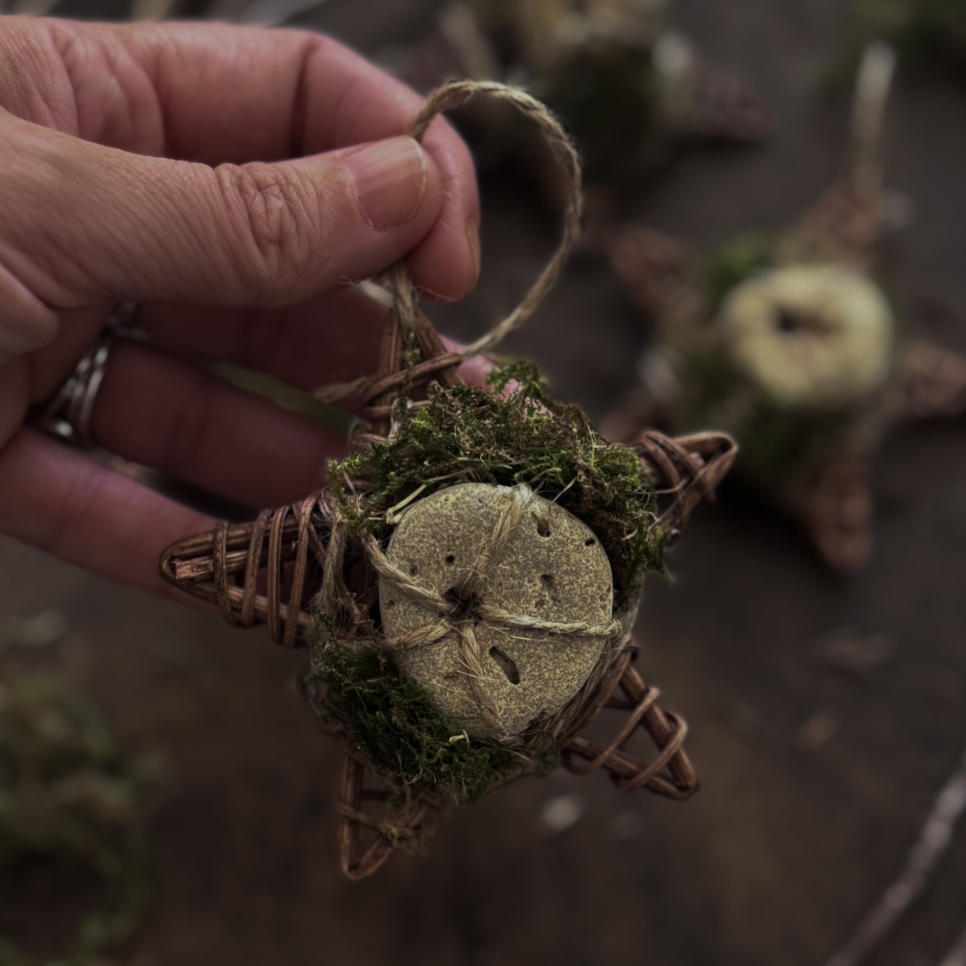 Hanging Hagstone Charm