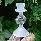 Vintage Sun Glass Candlestick Holder