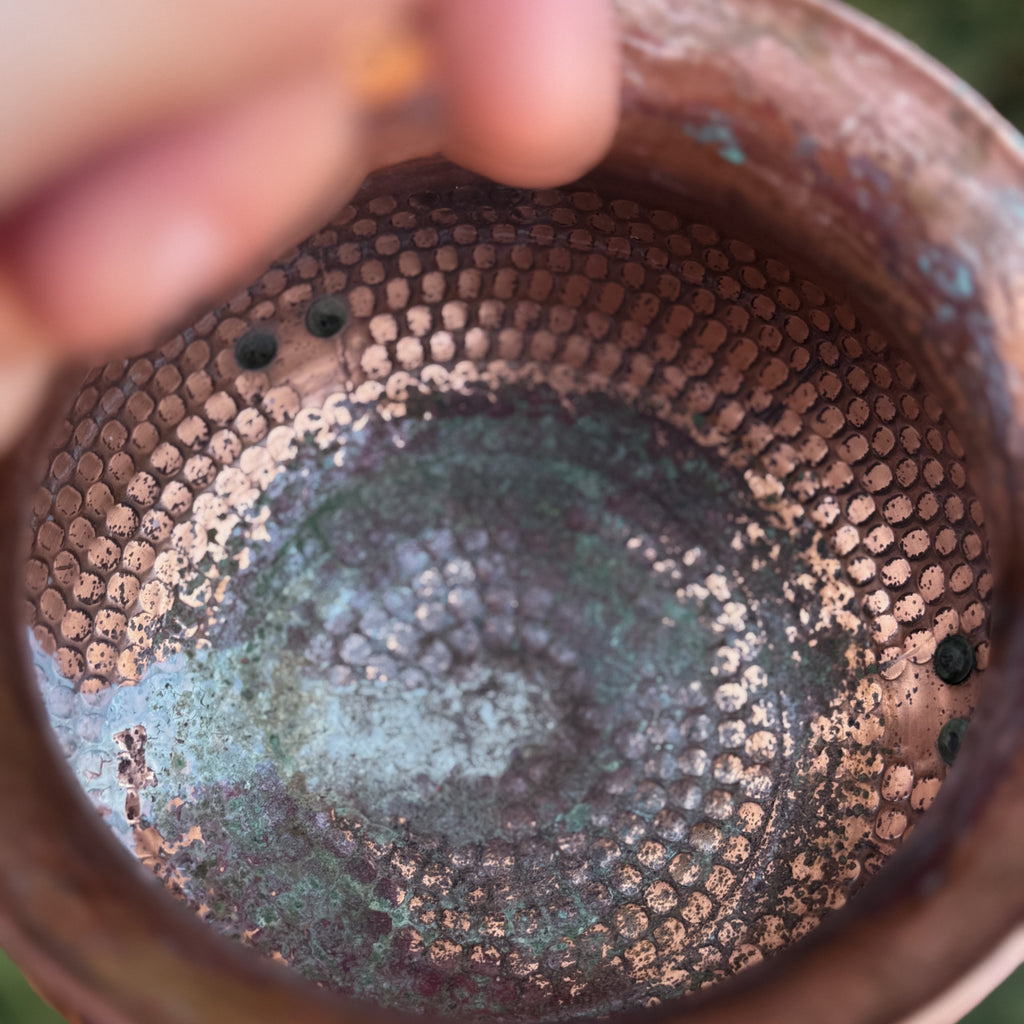 Vintage Copper Cauldron