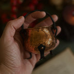 Vintage Mini Copper Cauldron