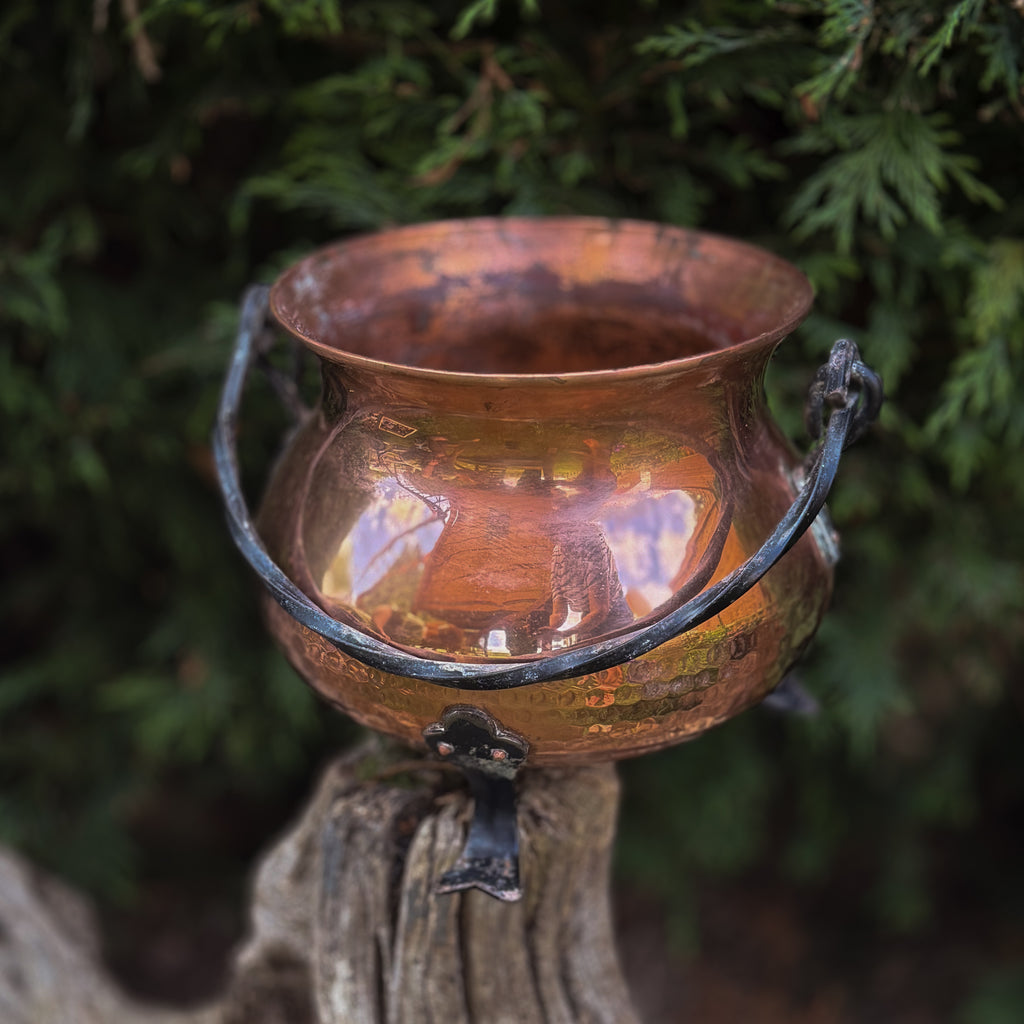 Vintage Copper Cauldron