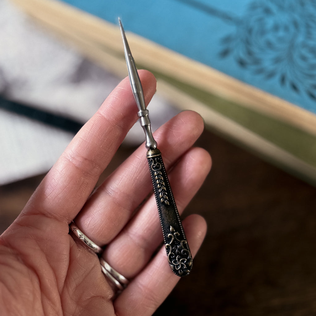 Ornate Metal Candle Scribe