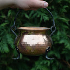 Vintage Medium Copper Cauldron