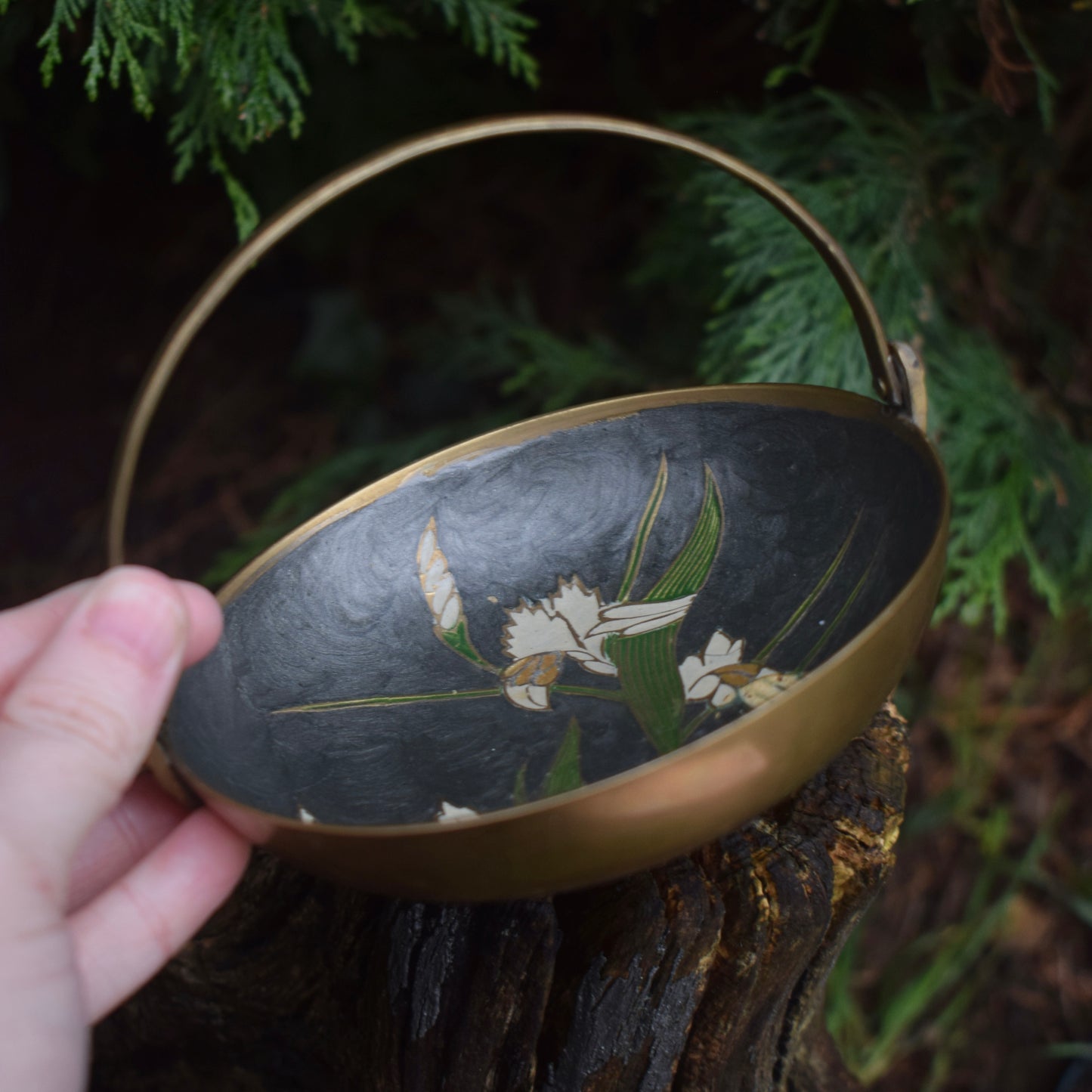 Vintage Brass trinket bowl