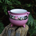 Small Vintage Ceramic Cauldron