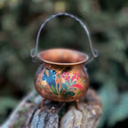 Small Vintage Copper Cauldron