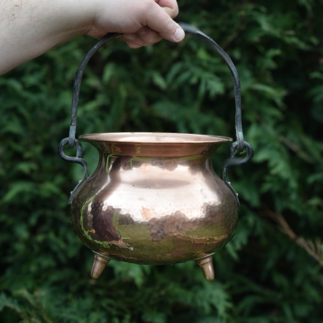 Vintage XL Copper Cauldron