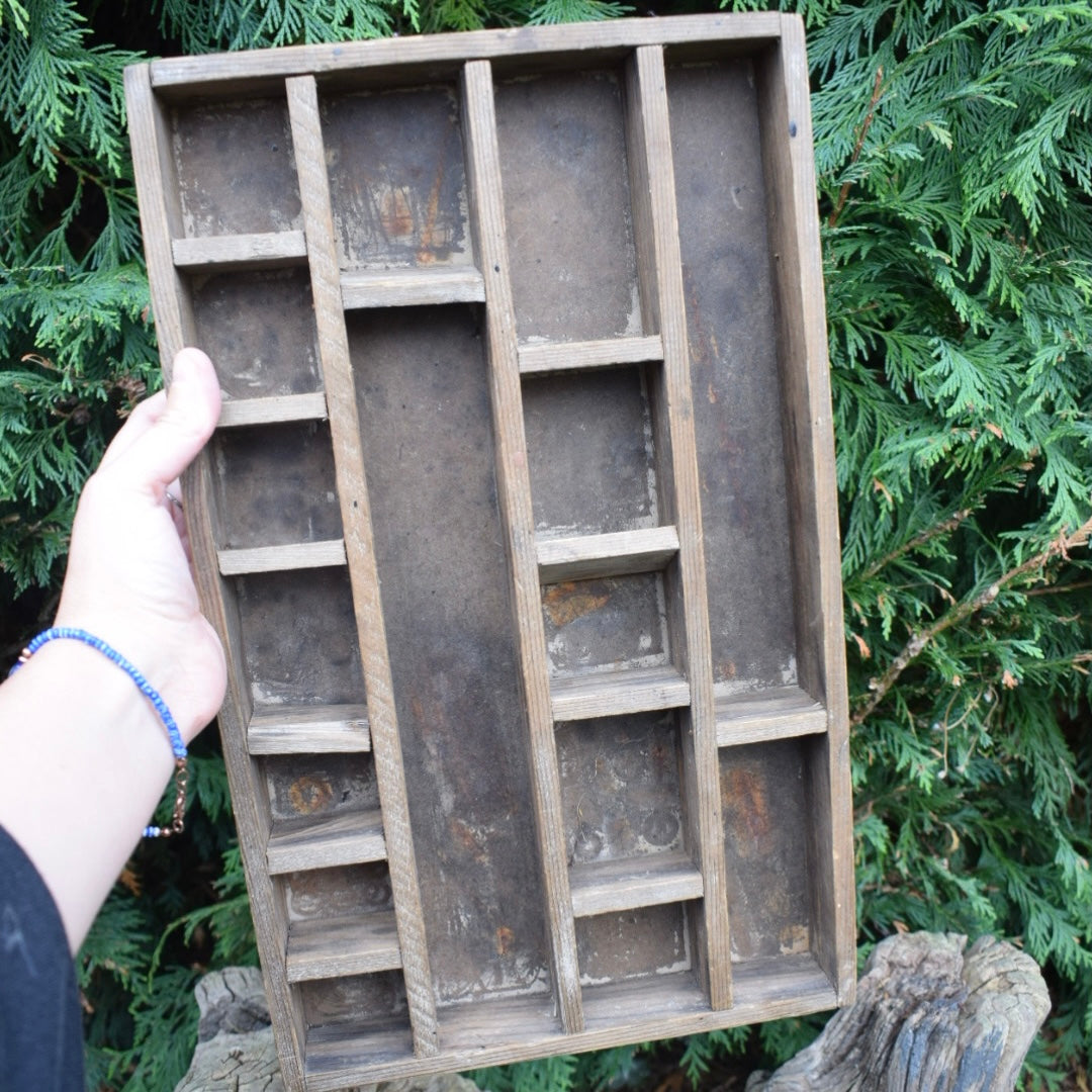 Vintage Curiosity shelf