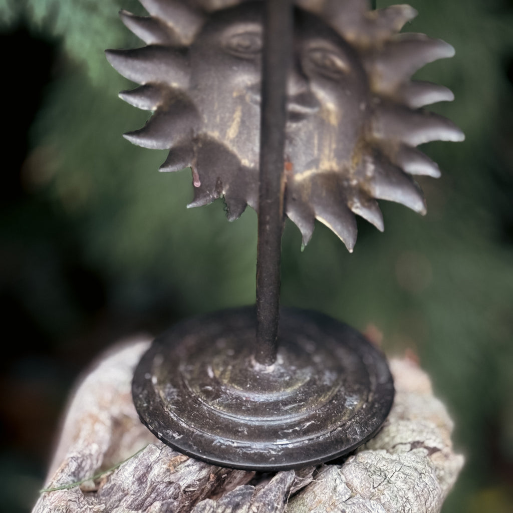 Vintage Sun Candle Holder