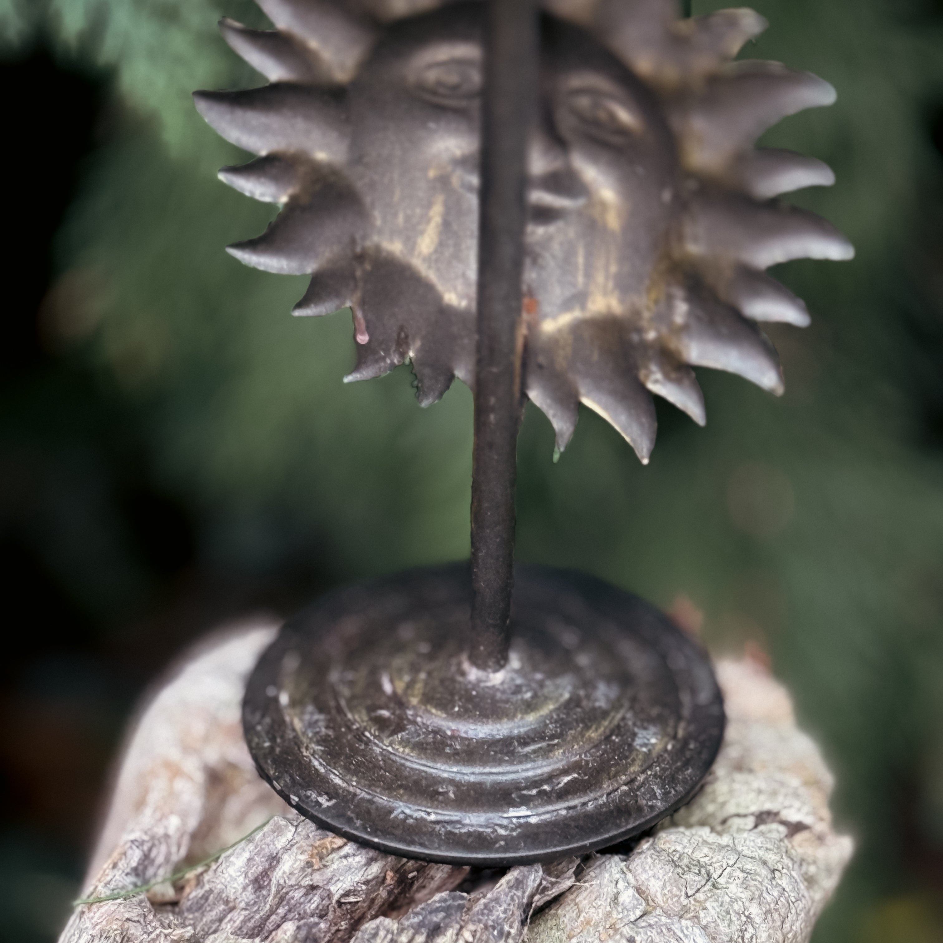 Vintage Sun Candle Holder