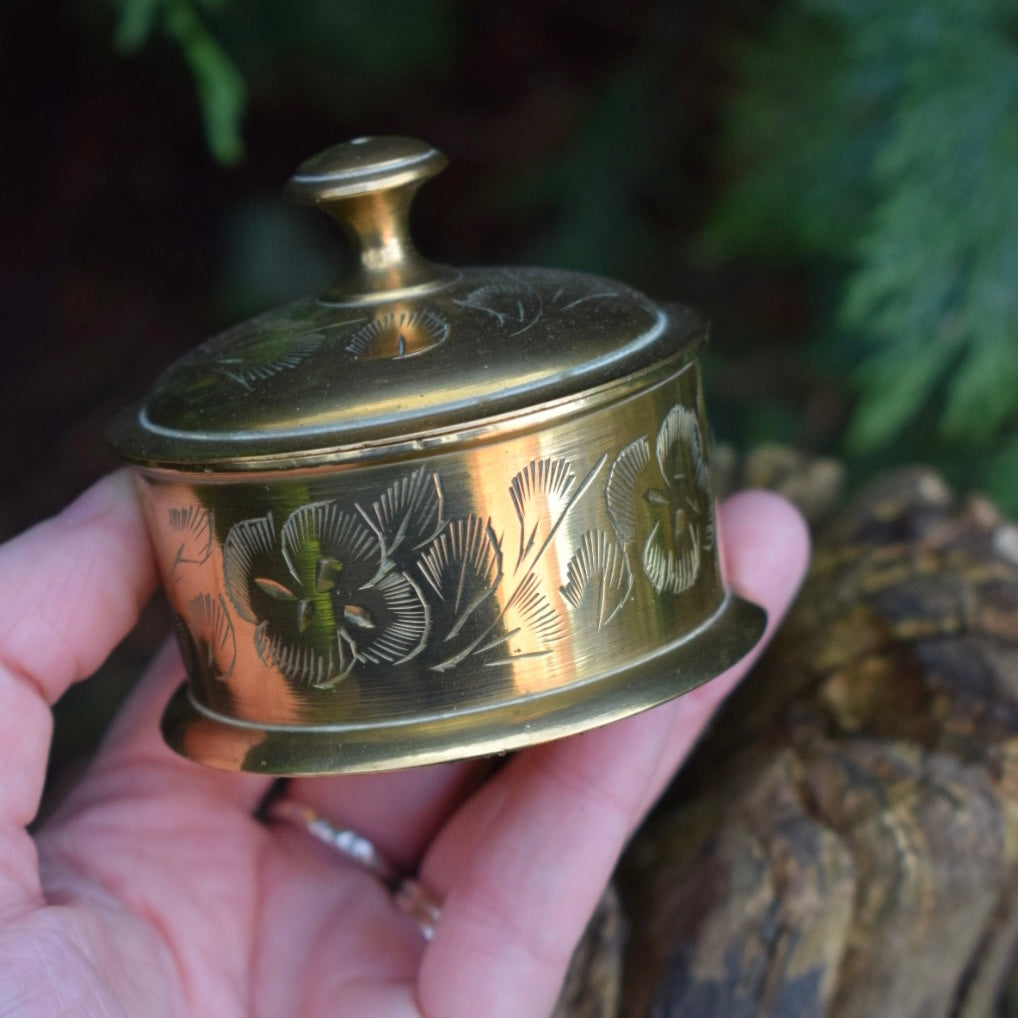 Vintage Brass Trinket Dish