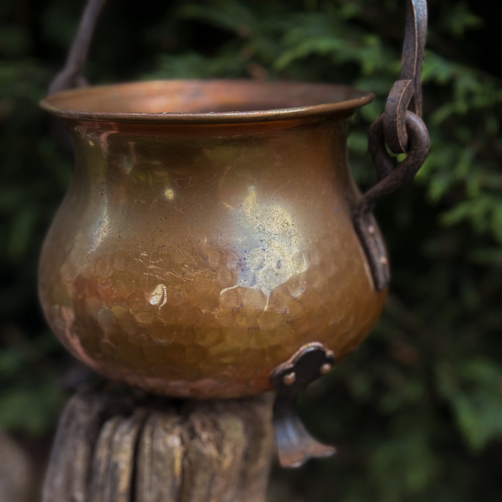 Vintage Copper Cauldron