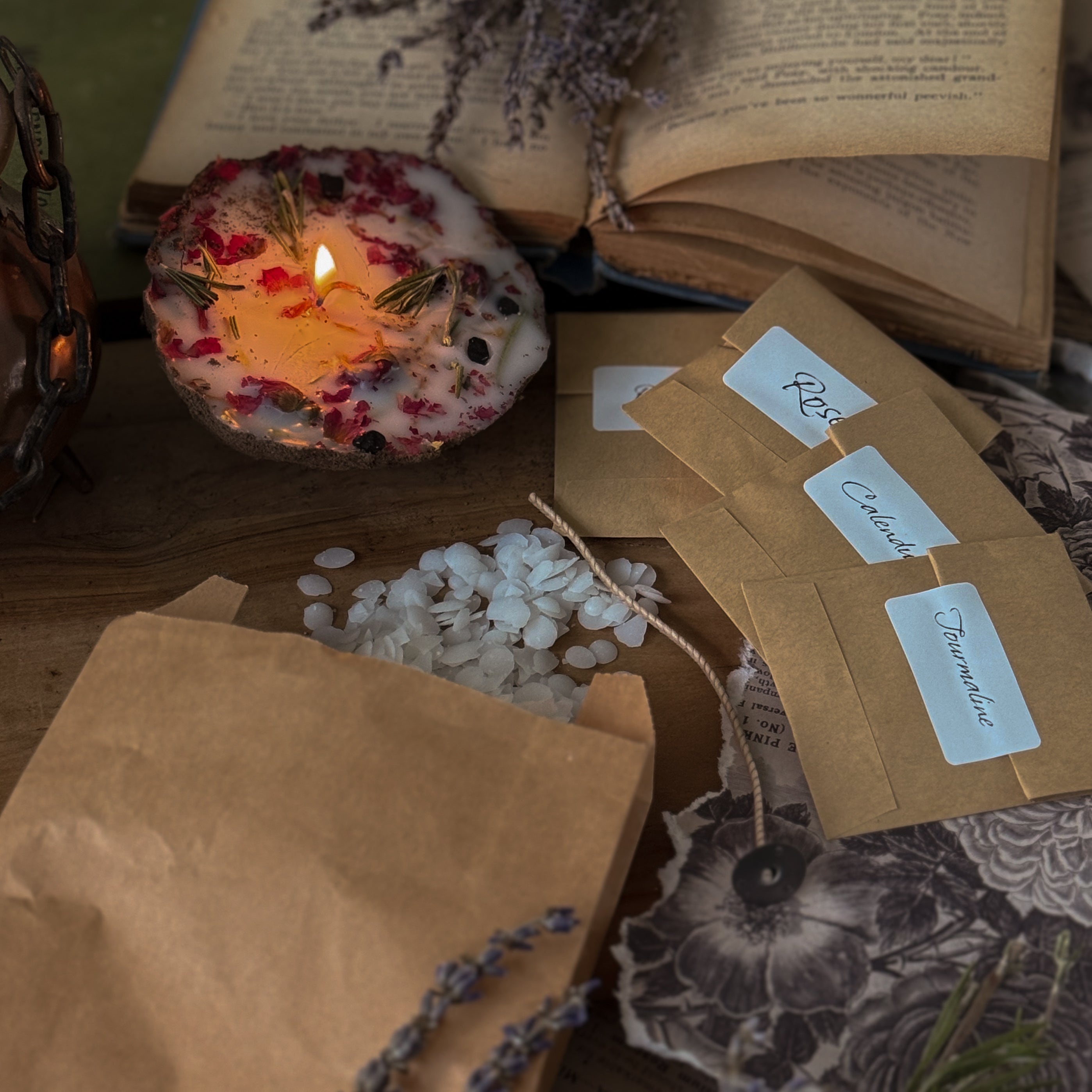 Earth Candle Ritual Kit
