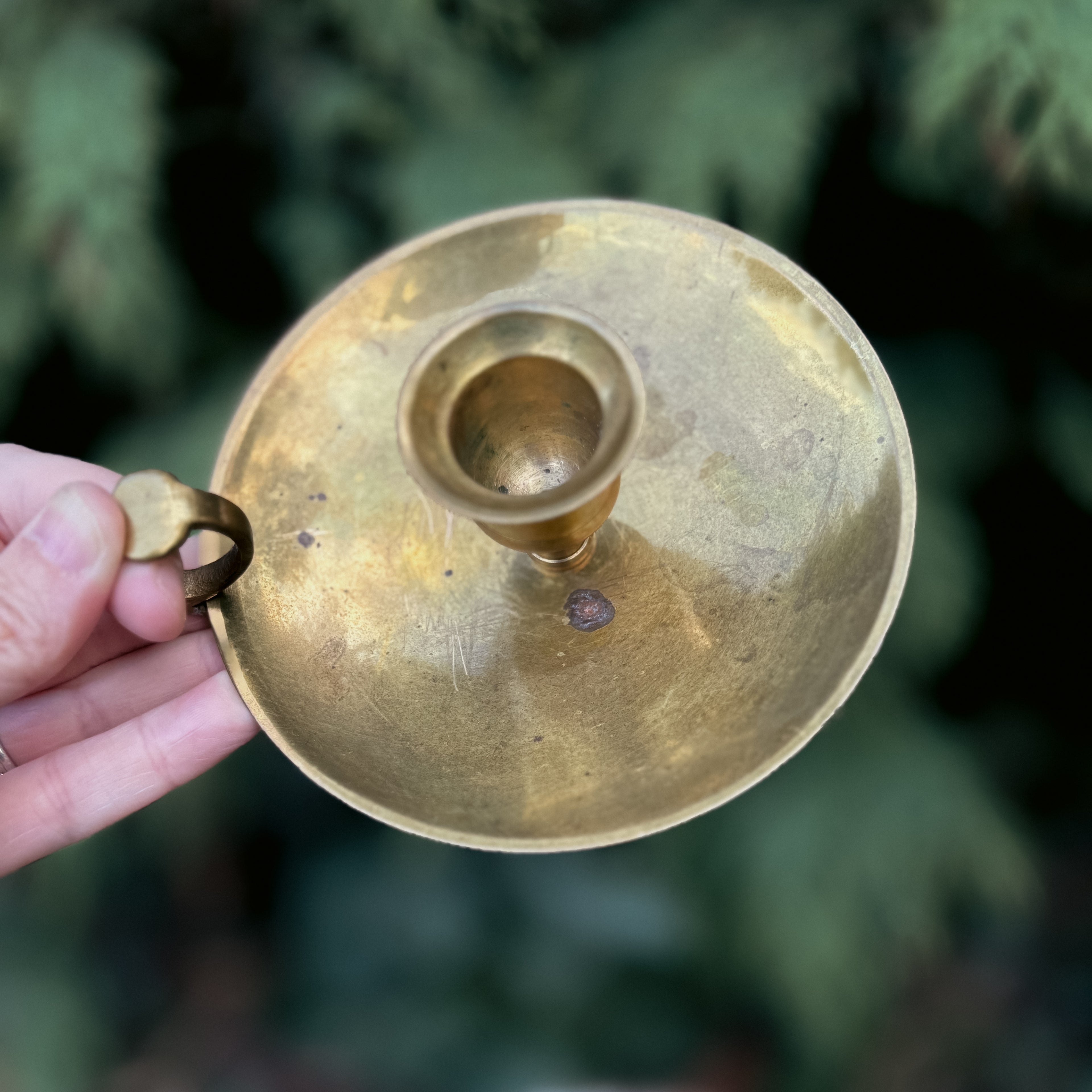 Vintage Brass Candle Holder